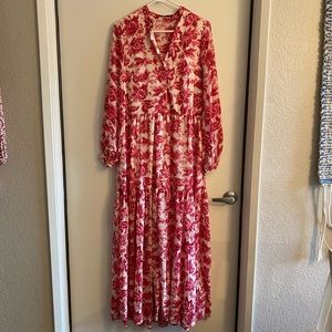 NastyGal full length long sleeve dress ❣️